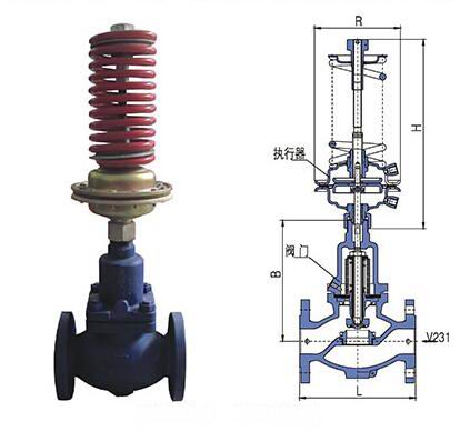進口自力式壓力調節(jié)閥(圖1)